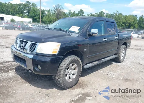 2004 Nissan Titan Le z USA, uszkodzony, nr VIN 1N6AA07B04N561832